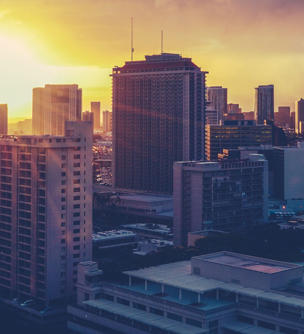 Downtown Metropolitan Aerial View